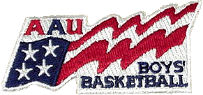 Iron-on AAU Boys Basketball Embroidered Patch